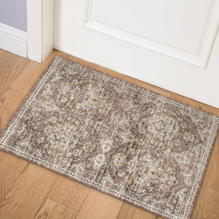 Dalyn Marbella MB4 Mocha Area Rug Room Image Feature