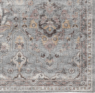 Dalyn Marbella MB4 Silver Area Rug Closeup Image