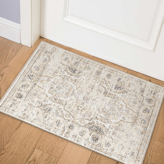 Dalyn Marbella MB5 Ivory Area Rug Room Image Feature