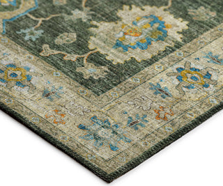 Dalyn Marbella MB6 Olive Area Rug Corner Image
