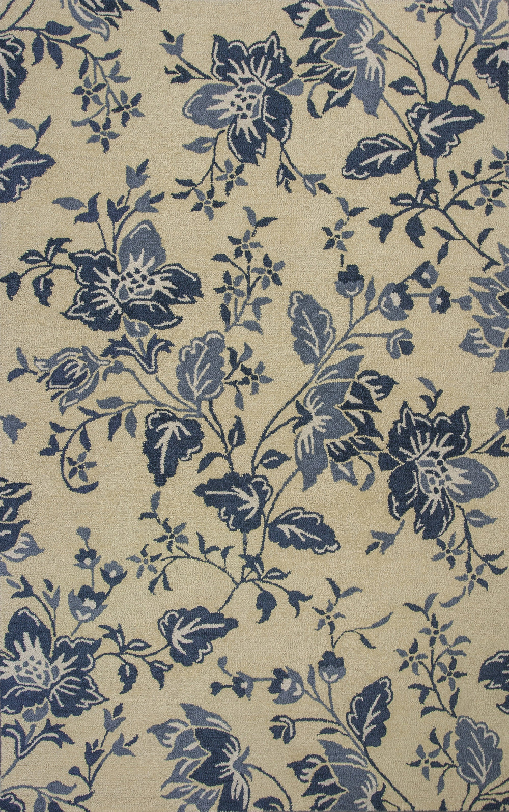 KAS Marbella 3507 Cream Silhouette Area Rug