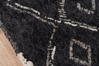 Momeni Margaux MGX-3 Black Area Rug Close up