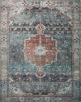 Loloi Margot MAT-05 Ocean/Brick Area Rug main image