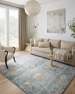 Loloi II Margot MAT-06 Denim/Multi Area Rug Lifestyle Image Feature