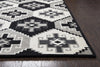 Rizzy Marianna Fields MF245A Black Area Rug Detail Image