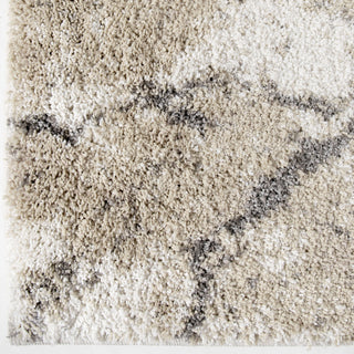 Orian Rugs Super Shag Marquina Ivory Area Rug Close up