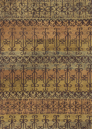 KAS Marrakesh 4510 Spice Syrian Gates Hand Tufted Area Rug