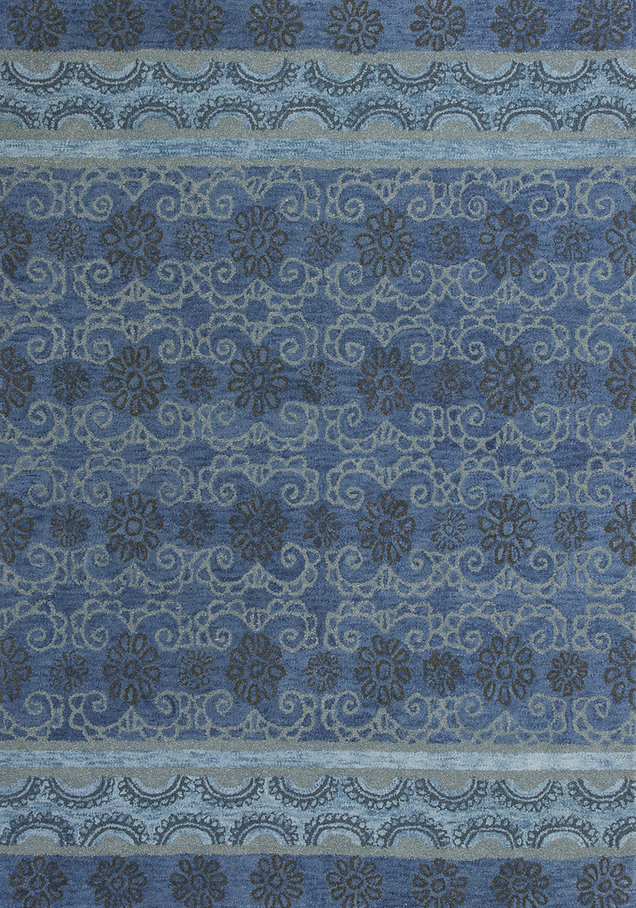 KAS Marrakesh 4514 Blue Celestial Hand Tufted Area Rug