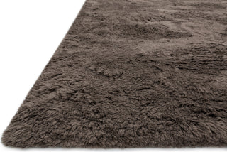 Loloi Mason Shag MH-01 Chocolate Area Rug Corner Shot