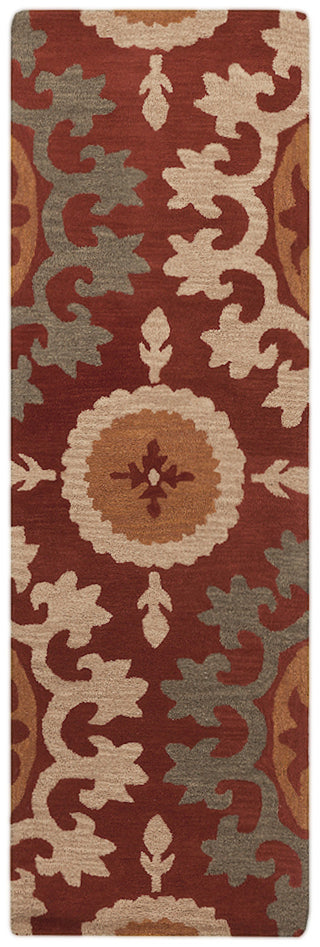 Surya Matmi MAT-5410 Rust Area Rug 2'6'' x 8' Runner