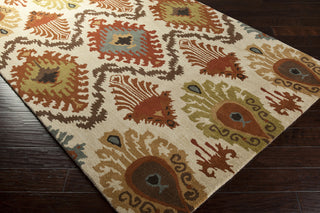 Surya Matmi MAT-5427 Beige Hand Tufted Area Rug 5x8 Corner