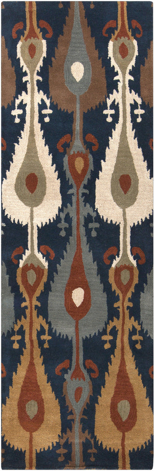 Surya Matmi MAT-5456 Navy Area Rug 2'6'' x 8' Runner