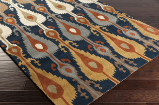 Surya Matmi MAT-5456 Navy Hand Tufted Area Rug 5x8 Corner