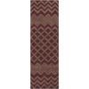 Surya Matmi MAT-5461 Burgundy Area Rug 2'6'' x 8' Runner