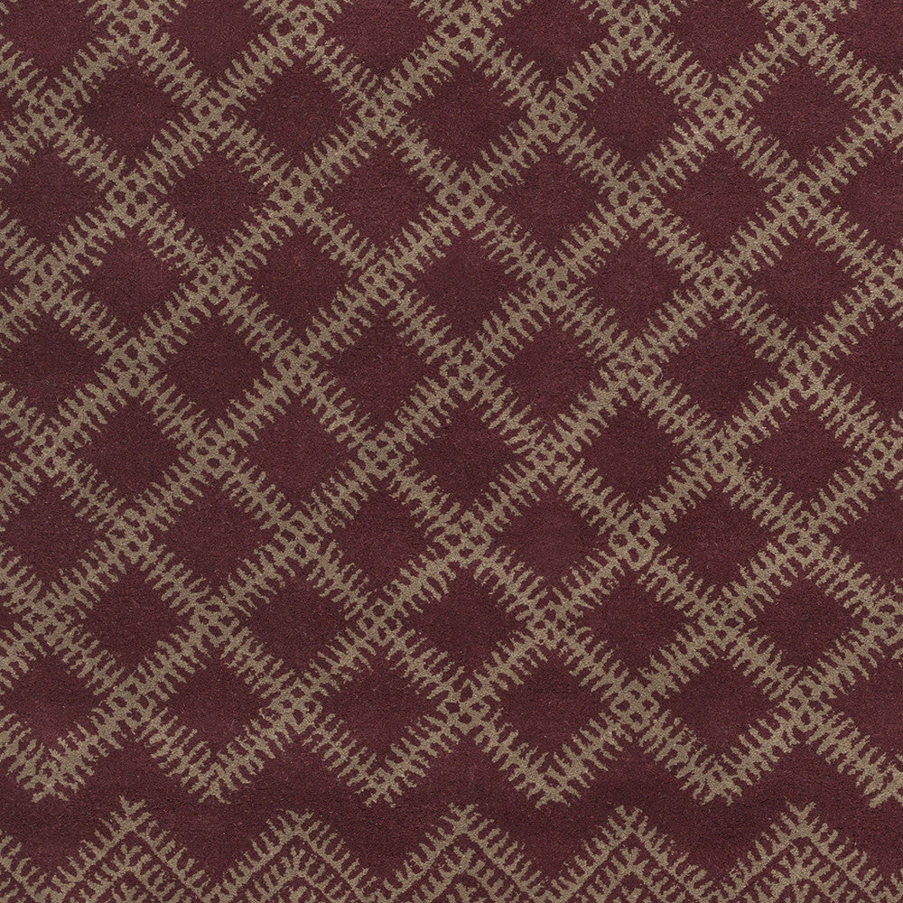 Surya Matmi MAT-5461 Burgundy Hand Tufted Area Rug Sample Swatch