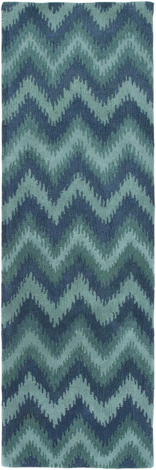 Surya Matmi MAT-5466 Teal Area Rug 2'6'' x 8' Runner