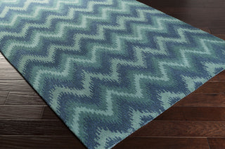 Surya Matmi MAT-5466 Teal Hand Tufted Area Rug 5x8 Corner