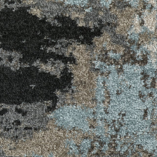 LR Resources Matrix 81156 Walnut / Silver Blue Area Rug Alternate Image