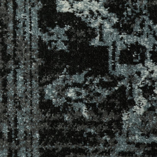 LR Resources Matrix 81173 Jet Black / Titanium Area Rug Alternate Image