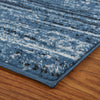 LR Resources Matrix 81197 Soft Blue / Black Area Rug Alternate Image
