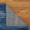 LR Resources Matrix 81197 Soft Blue / Black Area Rug Alternate Image