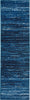 LR Resources Matrix 81197 Soft Blue / Black Area Rug 