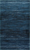 LR Resources Matrix 81197 Soft Blue / Black Area Rug 