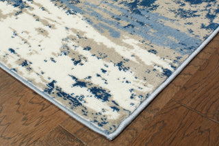 LR Resources Matrix 81201 Light Beige / Soft Blue Area Rug Alternate Image