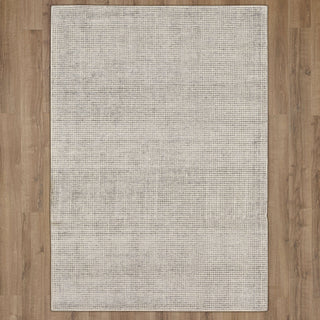 Karastan Labyrinth Matrix Steel Grey Area Rug Main Image