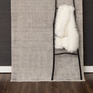 Karastan Labyrinth Matrix Steel Grey Area Rug Main Image