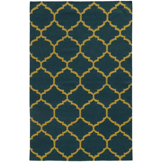 Pantone Universe Matrix 4280I Blue/Gold Area Rug main image