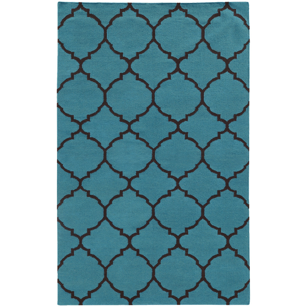 Pantone Universe Matrix 4280S Blue/Charcoal Area Rug main image