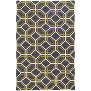 Pantone Universe Matrix 4722E Charcoal/Green Area Rug main image