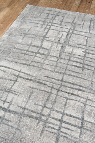 Momeni Matrix MTX-1 Grey Area Rug Corner Image Feature