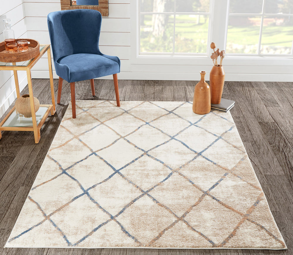 Momeni Matrix New MTX-3 Copper Area Rug Main Image Feature