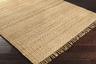 Surya Maui MAU-3000 Mocha Hand Woven Area Rug 5x8 Corner