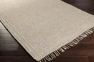 Surya Maui MAU-3002 Taupe Hand Woven Area Rug 5x8 Corner