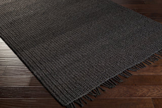 Surya Maui MAU-3004 Charcoal Hand Woven Area Rug 5x8 Corner
