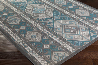 Surya Mavrick MAV-7005 Medium Gray Area Rug Corner Shot