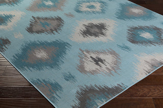 Surya Mavrick MAV-7007 Medium Gray Area Rug Corner Shot