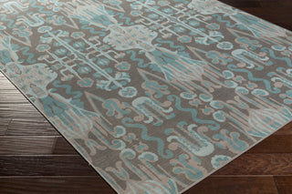 Surya Mavrick MAV-7011 Medium Gray Area Rug Corner Shot