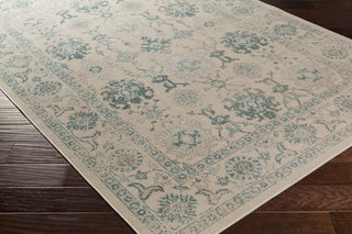 Surya Mavrick MAV-7013 Medium Gray Machine Woven Area Rug Corner Shot