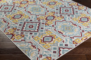 Surya Mavrick MAV-7024 Beige Machine Woven Area Rug Corner Shot