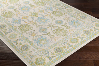 Surya Mavrick MAV-7034 Neutral/Blue Area Rug Closeup