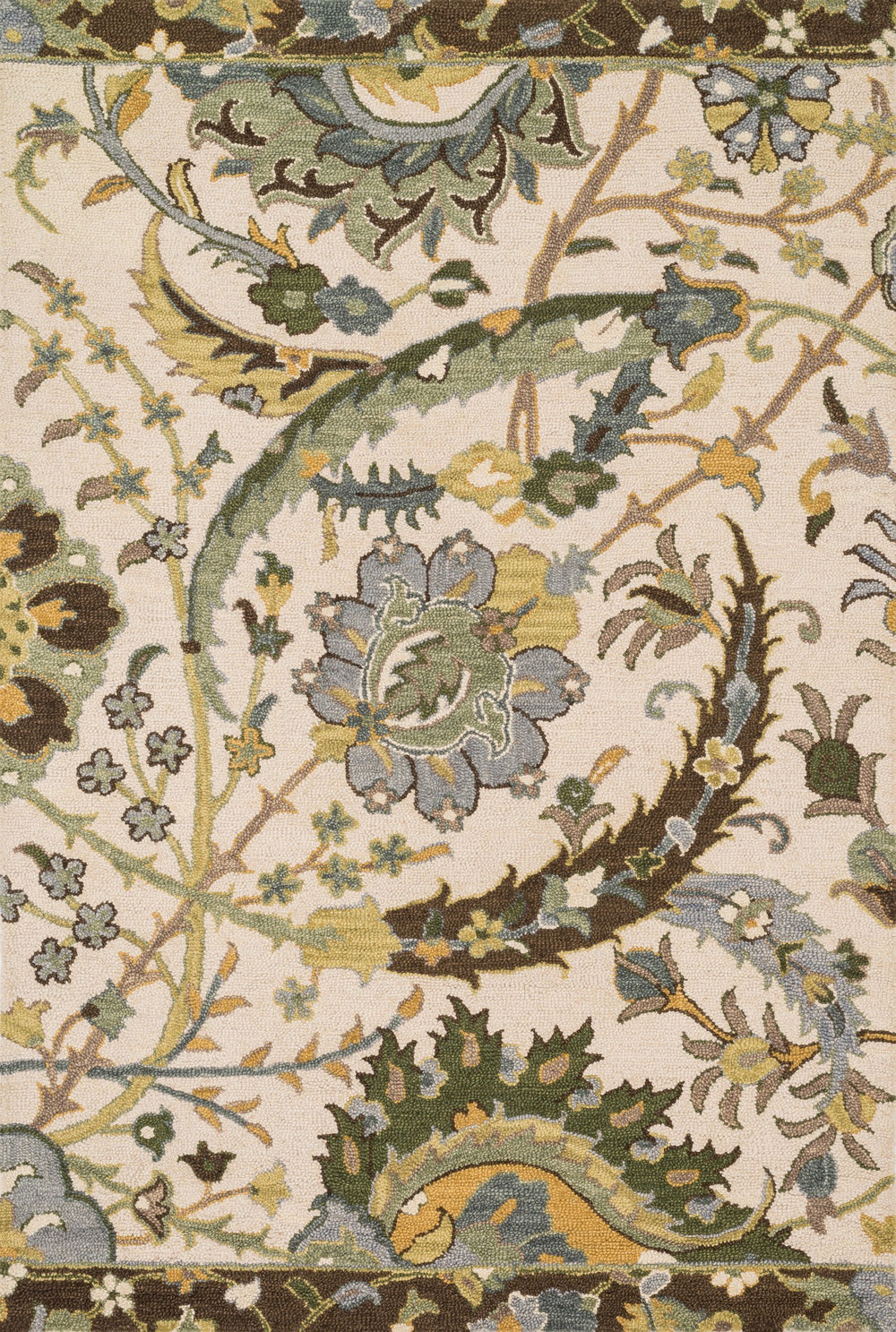 Loloi Mayfield MF-13 Ivory/Green Area Rug
