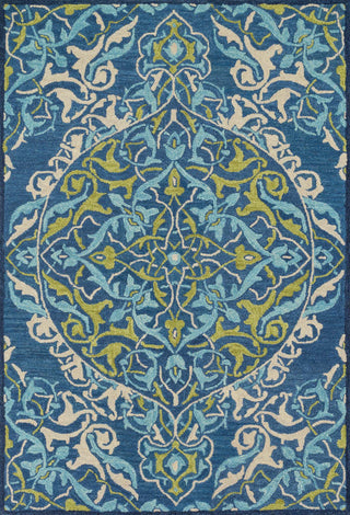 Loloi Mayfield MF-16 Blue / Lime Area Rug Main