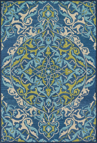 Loloi Mayfield MF-16 Blue / Lime Area Rug main image