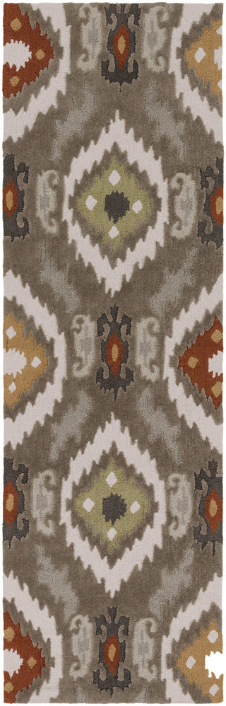 Surya Mamba MBA-9001 Olive Area Rug 2'6'' x 8' Runner