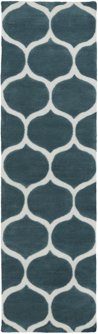 Surya Mamba MBA-9020 Teal Area Rug 2'6'' x 8' Runner