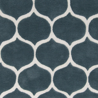 Surya Mamba MBA-9020 Teal Hand Tufted Area Rug Sample Swatch